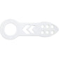 NRG Universal Front Tow Hook - White Powder Coat