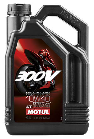 Motul 4L Synthetic-ester 300V Factory Line Road Racing 10W40