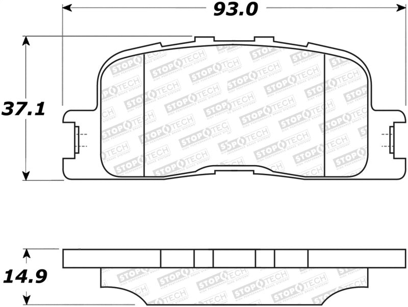 StopTech Street Select Brake Pads