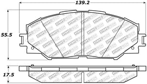 StopTech Street Select Brake Pads - Front