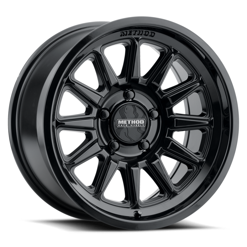 Method MR323 17x8.5 / 8x170 BP / 0ET / 4.72in BS / 130.81mm CB - Gloss Black Wheel