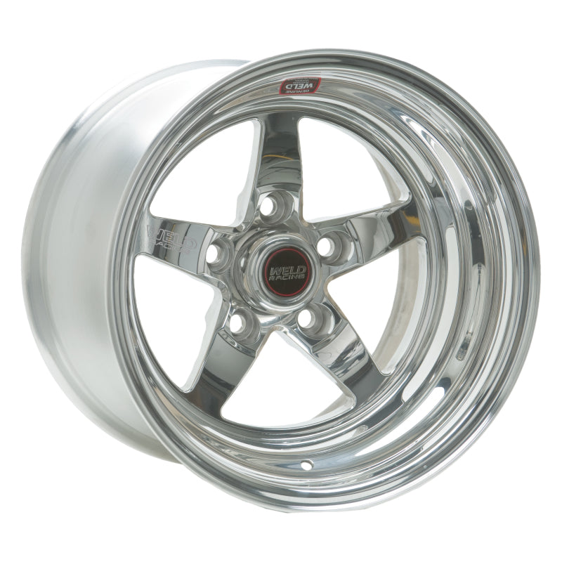 Weld S71 15x14.33 / 5x4.5 BP / 3.5in. BS Polished Wheel (Low Pad) - Non-Beadlock