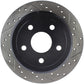 StopTech Power Slot 07-13 Jeep Wrangler Rear Left Drilled & Slotted Rotor