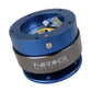 NRG Quick Release Gen 2.0 - Blue Body / Titanium Chrome Ring (5 Hole Base 5 Hole Top)