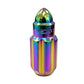 NRG 500 Series M12 X 1.5 Bullet Shape Steel Lug Nut Set - 21 Pc w/Lock Key - Neochrome