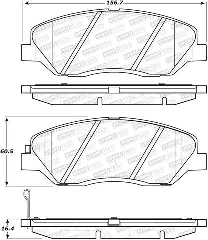 StopTech Street Brake Pads