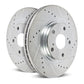 Power Stop 91-96 Dodge Stealth Rear Evolution Drilled & Slotted Rotors - Pair