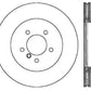 StopTech 2001-2005 BMW 330Ci / 330i / 330xi Front Left Cyro Slotted Rotor