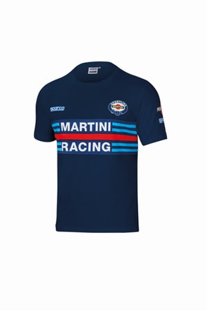 Sparco T-Shirt Martini-Racing Small Navy