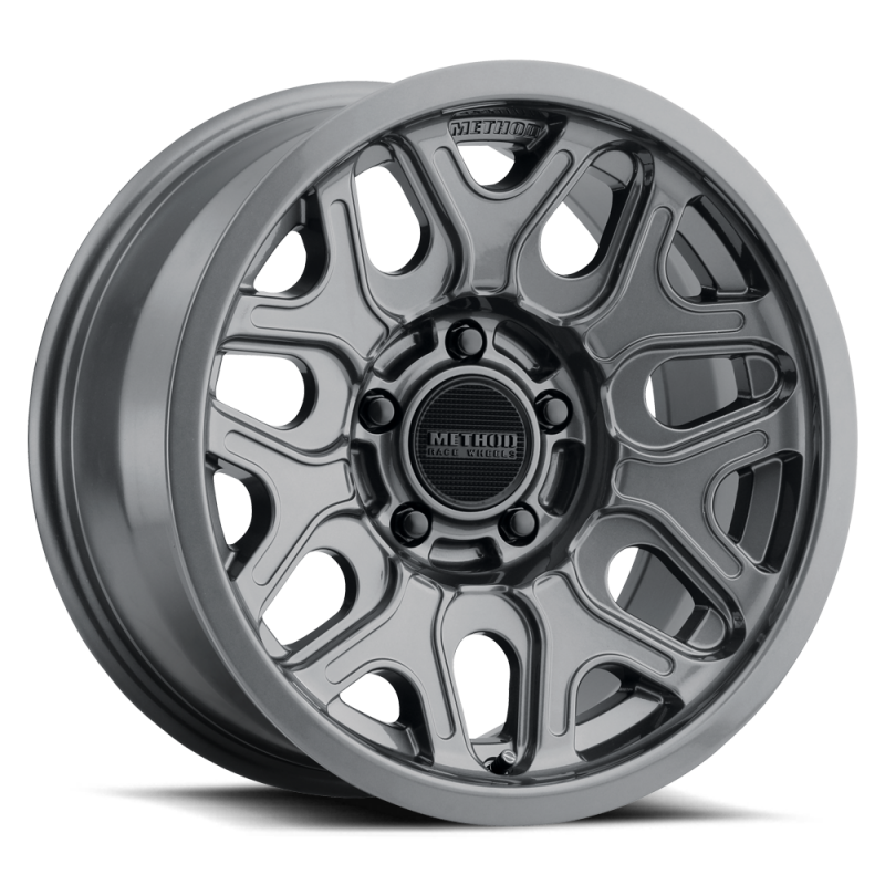 Method MR322 / 20x9 / 8x6.5 BP / 12ET / 5.44in BS / 130.81mm CB - Gloss Titanium Wheel