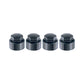 McGard Nylon Lug Caps For PN 24010-24013 (4-Pack) - Black