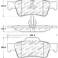 StopTech Performance Mercedes Benz Rear Brake Pads