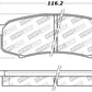 StopTech Performance 96-09 Lexus GX 470/LX 450/LX 470/LX 570 Rear Brake Pads