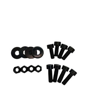 Sparco Seat Hardware Spacer Kit Bottom Mount - Black Zinc