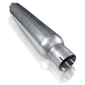 Stainless Works 2.25in SMOOTH TUBE MUFFLER (MILL FINISH)