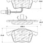 StopTech Performance 07-09 Mazda 3 Front Brake Pads