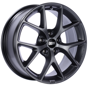 BBS SR 17x7.5 5x112 ET35 Satin Grey Wheel -82mm PFS/Clip Required