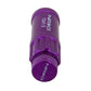 NRG 700 Series M12 X 1.5 Steel Lug Nut w/Dust Cap Cover Set 21 Pc w/Locks & Lock Socket - Purple