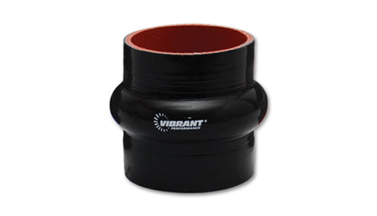 Vibrant Silicone  Hump Hose Coupler 3.125in ID x 3.00in Long - Black