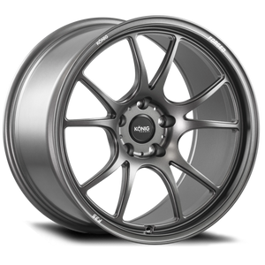 Konig Forged F3S 18X12.5 5X120.65 ET54 Satin Charcoal Knurled Bead