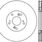 Stoptech 06-08 Honda Civic Si Front CRYO-STOP Rotor