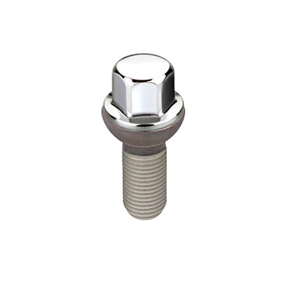 McGard Hex Lug Bolt (Radius Seat) M14X1.5 / 17mm Hex / 26.3mm Shank Length (Box of 50) - Chrome