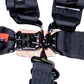 NRG SFI 16.1 5PT 3in Seat Belt Harness / Latch Link - Black