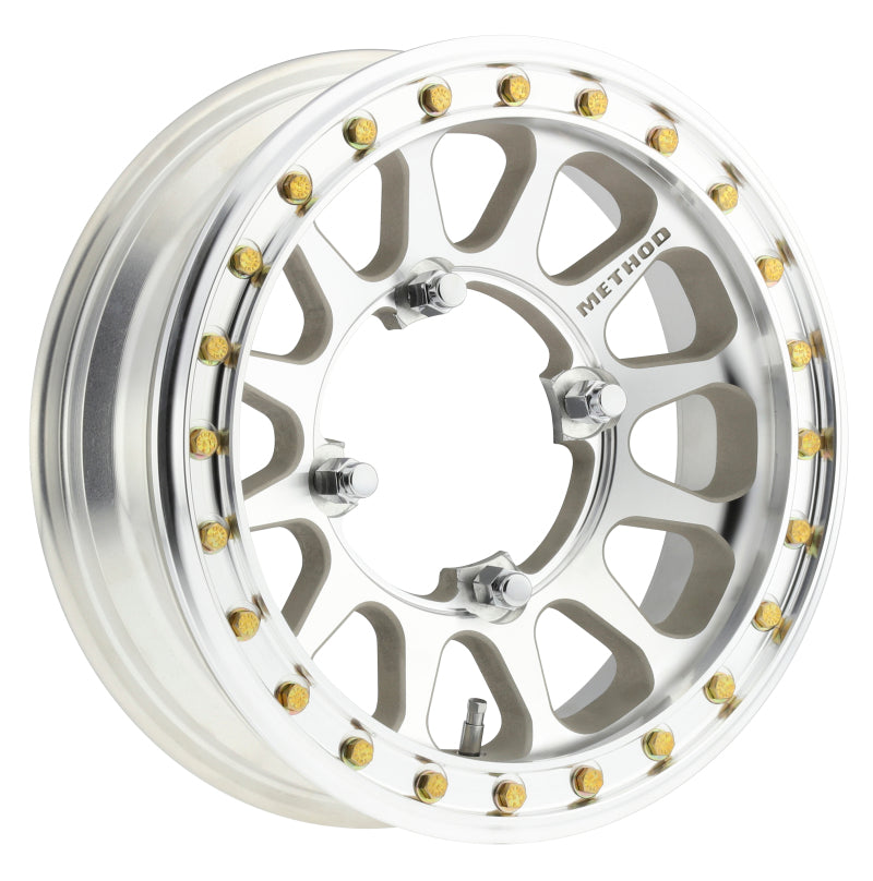 Method MR401-R UTV Beadlock 15x5 / 2.5+2.5/0mm Offset / 4x156 / 127mm CB Machined - Raw Wheel