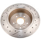 DBA 13-18 Lexus ES300h Rear Drilled & Slotted Street Series Rotor