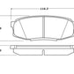 StopTech 07-17 Toyota Tundra Street Performance Rear Brake Pads