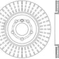 StopTech 11-13 BMW 550i Rear Right Drilled Sport Brake Rotor