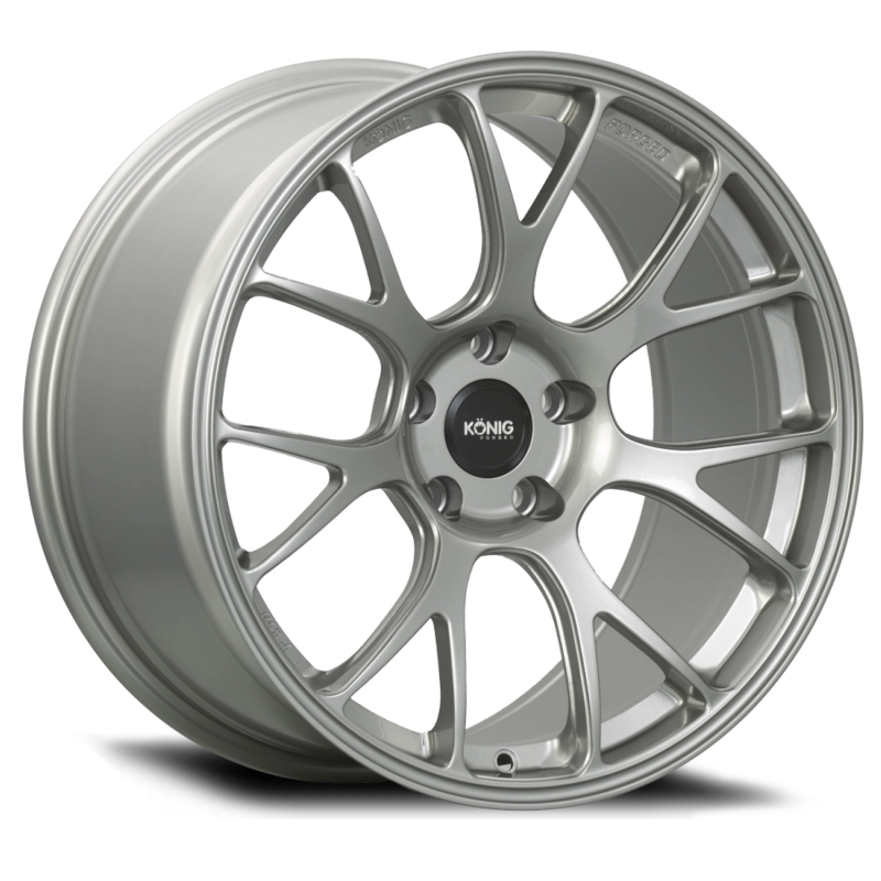 Konig Forged F1M 18X8.5 5X112 ET42 Ash Silver Knurled Bead