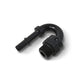 Russell Performance Adapter Fitting 3/8in SAE Quick Disc Male to #6 SAE Port Male Swivel 180Deg Blk