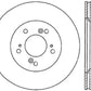 StopTech 97-01 Acura Integra Cryo Slotted Front Right Sport Brake Rotor