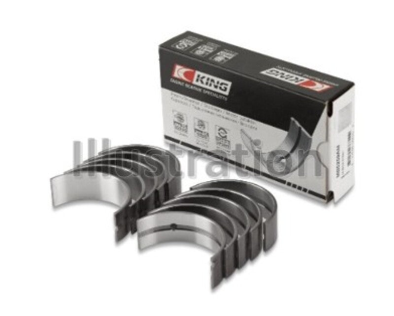 King Engine Bearings Toyota 2A/3A/4A/(Size +0.75mm) Main Bearing Set