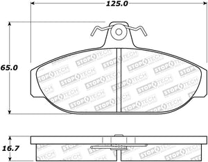 StopTech Street Brake Pads - Front