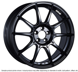 SSR GTX01 18x7.5 5x100 48mm Offset Flat Black Wheel