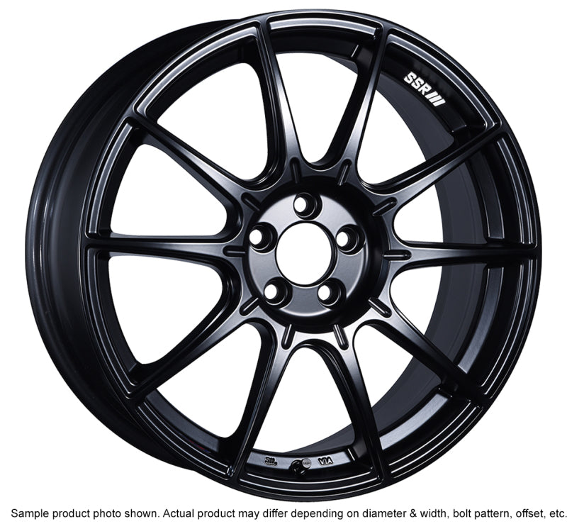 SSR GTX01 19x8.5 5x120 38mm Offset Flat Black Wheel (S/O, No Cancellations)