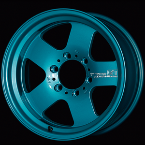 Advan GT Heavy 17X8.5 -10 6x139.7 Racing Turquoise Wheel