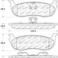 StopTech Sport Brake Pads w/Shims and Hardware - Front