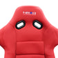 NRG FRP Bucket Seat (Red Cloth) - Large