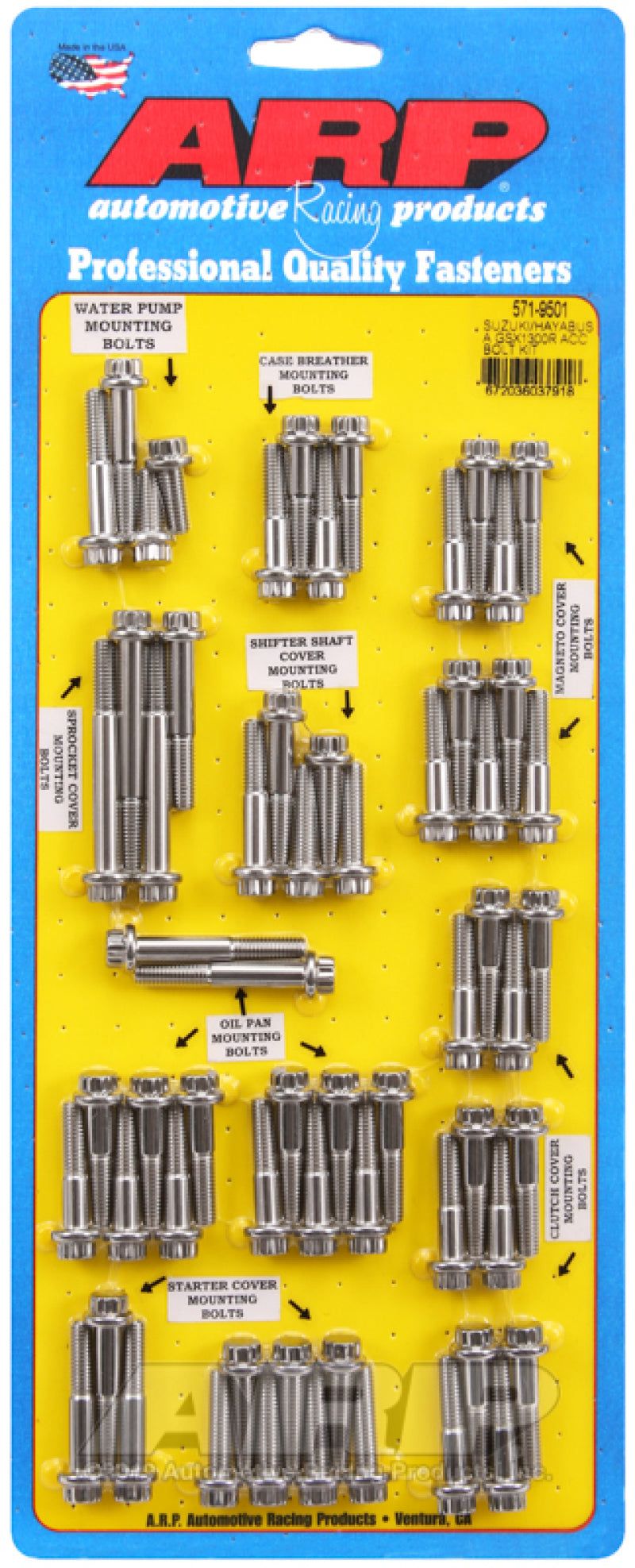 ARP Suzuki/Hayabusa GSX1300R SS 12pt Accessory Bolt Kit