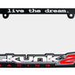 Skunk2 Live The Dream License Plate Frame