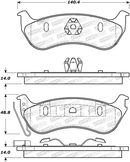 StopTech Street Brake Pads