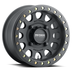 Method MR401 UTV Beadlock 15x7 / 5+2/38mm Offset / 4x136 / 106mm CB Matte Black Wheel