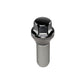 McGard Hex Lug Bolt (Cone Seat) M12X1.25 / 17mm Hex / 22.0mm Shank Length (Box of 50) - Black