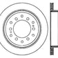 StopTech Power Slot 03-09 Toyota 4 Runner / 03-09 Lexus GX470 Drilled & Slotted Right Rear Rotor