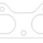 Cometic Mitsubishi 4G63T/4G64 89-99 Exhaust .030 in MLS Exhaust Gasket 2.287 in x 1.615 in Port