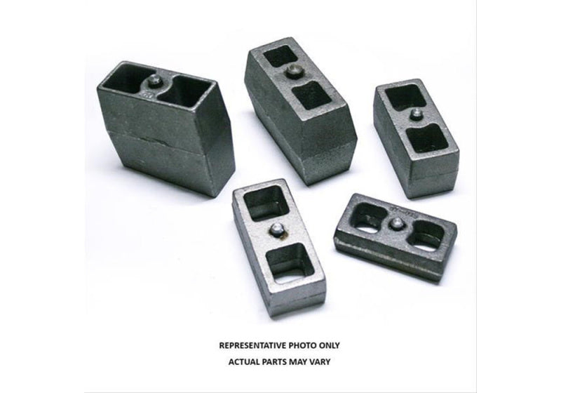 Superlift Universal Application - Rear Lift Block - 2in Lift - w/ Flat - Pair