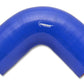 Vibrant 4 Ply Reinforced Silicone Elbow Connector - 2.75in I.D. - 90 deg. Elbow (BLUE)